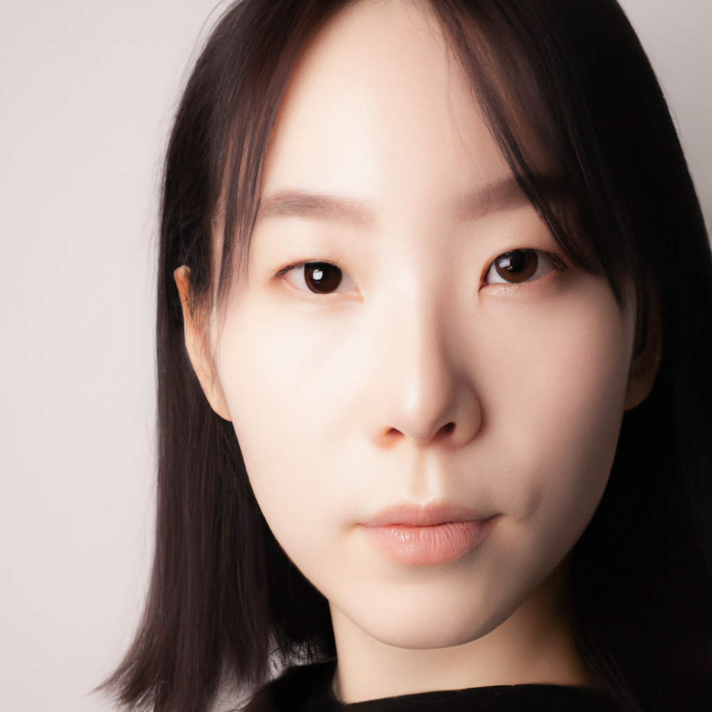 크리에이티브 디렉터가 소프트박스 조명 앞에서 포트레이트로 촬영된 모습