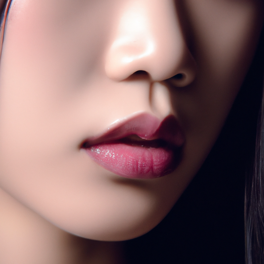 보정 전 인물 사진 - 원본 피부 텍스처와 색감이 그대로 보이는 스튜디오 촬영 컷